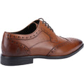 Hush Puppies Elliot Leren Heren Tan Brogues Schoenen