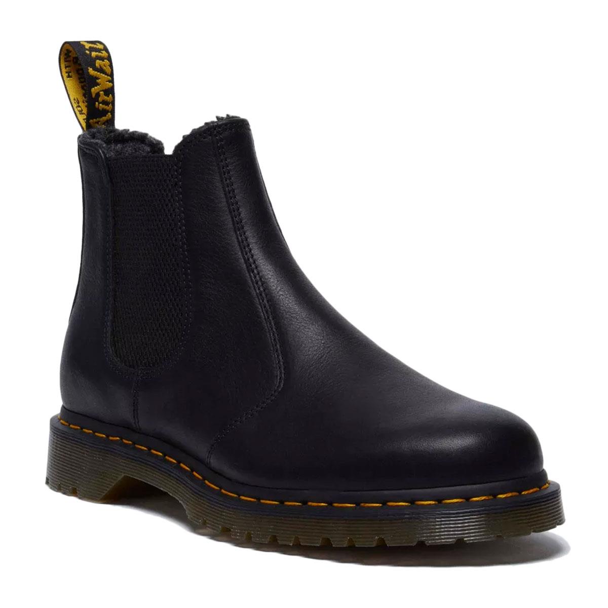 Dr. Martens 2976 WL Grizzly Leren Zwarte Laarzen