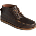 Sperry Authentic Original Boat Chukka Tumbled Heren Donkerbruine Laarzen