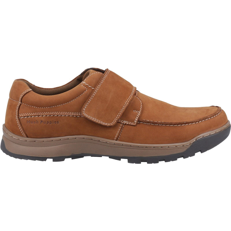 Hush Puppies Casper Leren Heren Tan Nubuck Loafers