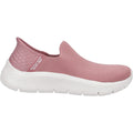 Skechers Go Walk Flex Sunset View Polyester Damessneakers In Roze