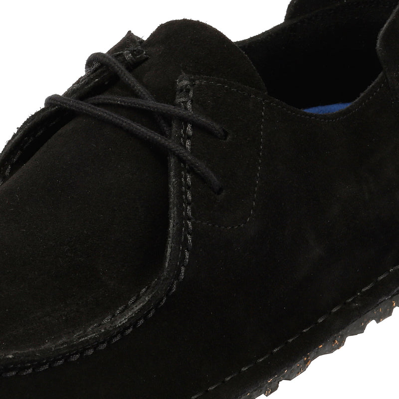 Birkenstock Utti Suede Zwarte Instappers Voor Heren