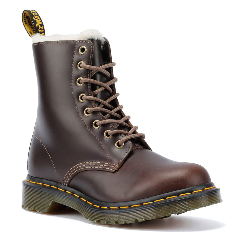 Dr. Martens Serena Bruine Leren Dameslaarzen