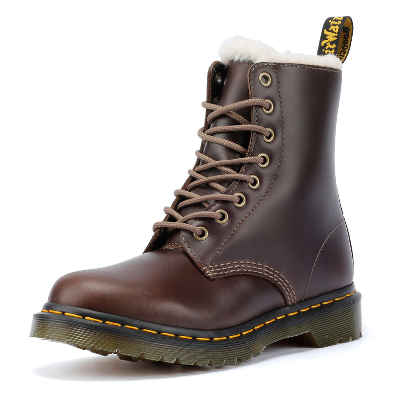 Dr. Martens Serena Bruine Leren Dameslaarzen