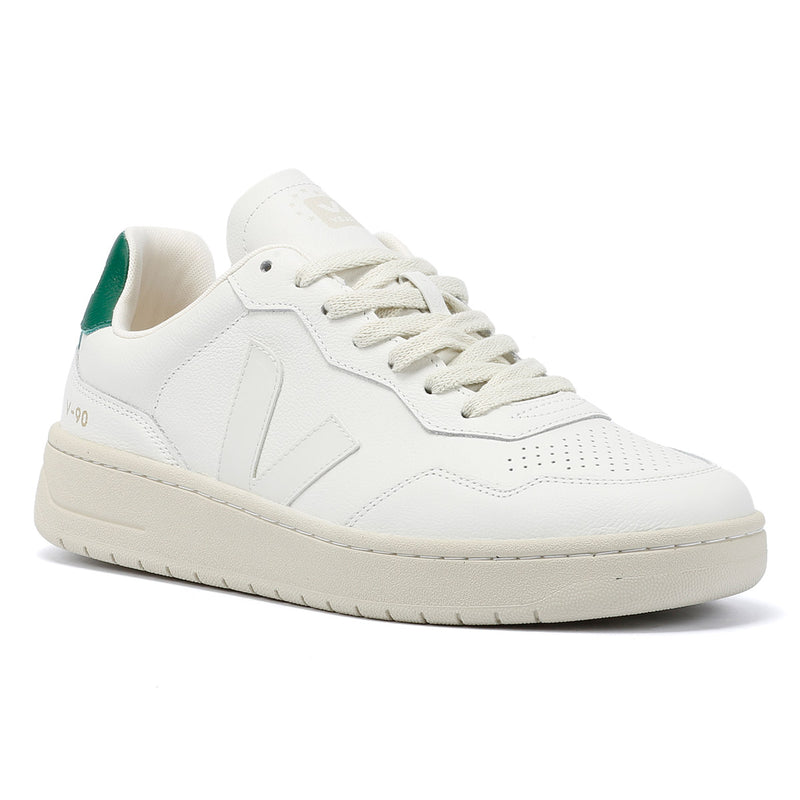 Veja V-90 Leren Witte Herensneakers