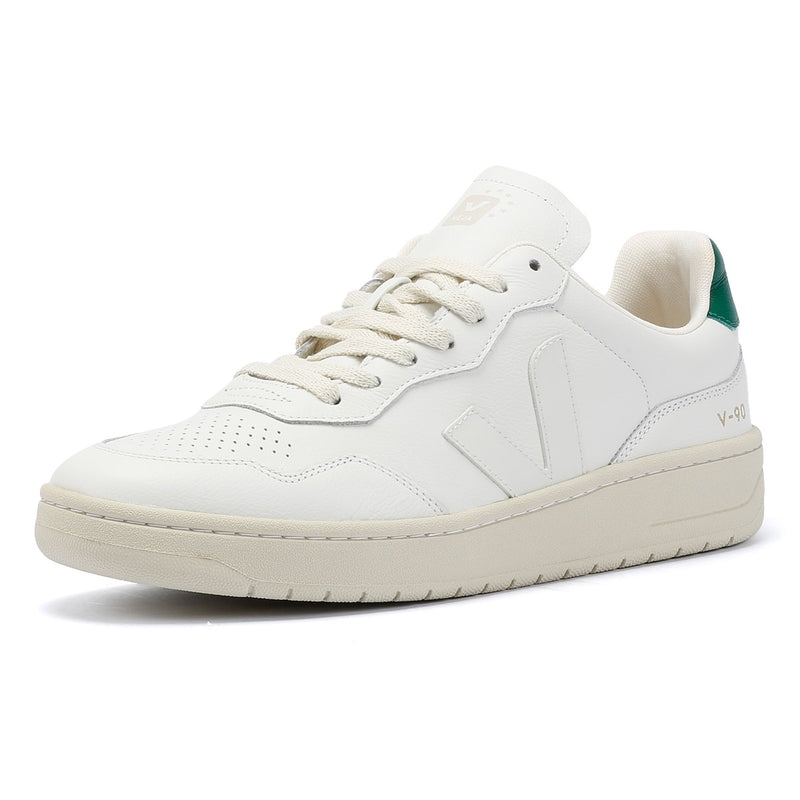 Veja V-90 Leren Witte Herensneakers