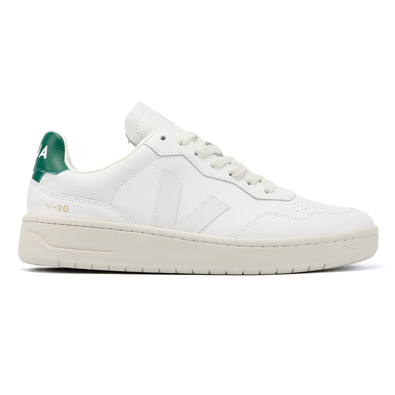 Veja V-90 Leren Witte Herensneakers