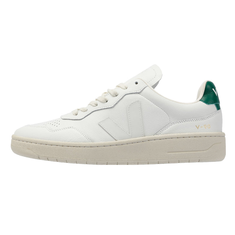 Veja V-90 Leren Witte Herensneakers