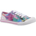 Rocket Dog Rocket Dog Jazzin Jazzin Katoenen Damessneakers In Het Roze/Multi