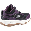 Skechers Go Run Trail Altitude Leren Damessneakers In Het Zwart/Paars.