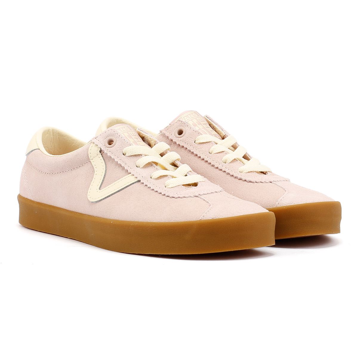 Vans Sport Low Suede Dames Roze Sneakers