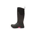 Muck Boots Arctic Ice Tall Rubberen Zwarte/Hete Roze Regenlaarzen