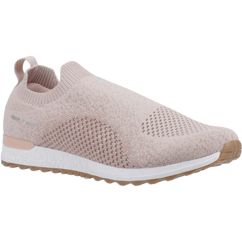 Hush Puppies Ennis Stoffen Damessneakers In Blushkleur