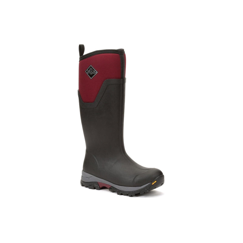 Muck Boots Arctic Ice Tall Rubber Zwarte/Mahonie Regenlaarzen