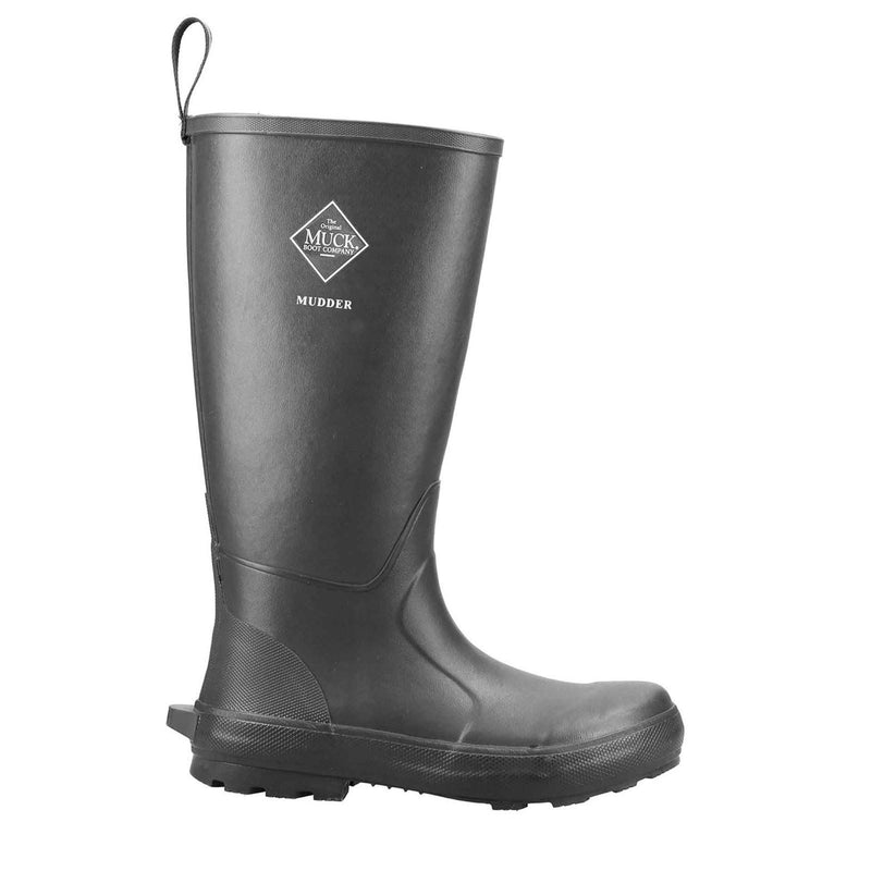 Muck Boots Mudder Tall Rubberen Zwarte Regenlaarzen