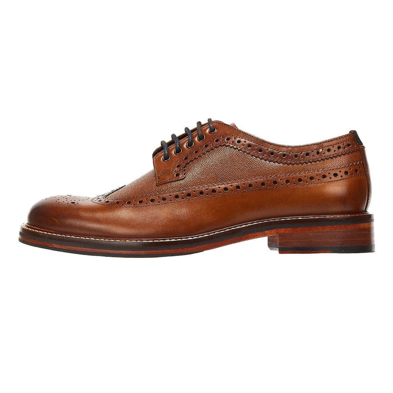 Ben Sherman Archie Brogue Bruine Leren Veterschoenen Voor Heren