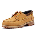 Timberland Authentic Bruine Leren Veterschoenen Voor Heren