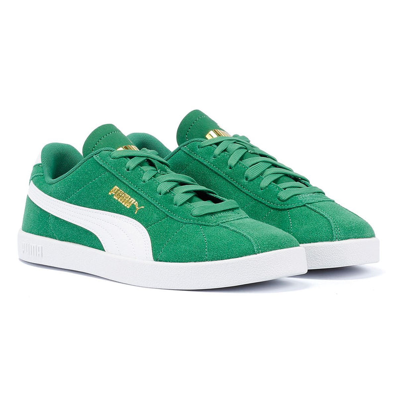 Puma Club II Groene Suède Sneakers