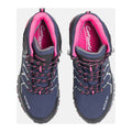 Cotswold Abbeydale Mid Dames Wandelschoenen Van Rubber In Marineblauw/Zwart/Fuchsia