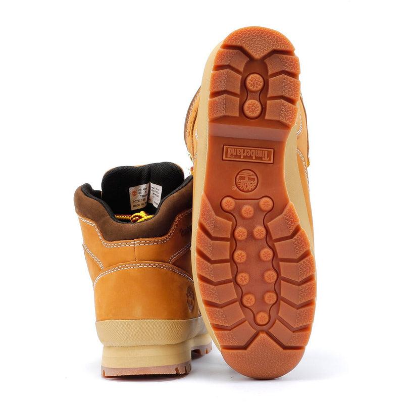 Timberland Euro Hiker Mid Lace Leren Bruine Herenlaarzen