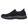 Skechers Respected Elgin Leren Zwarte Mocassins Voor Heren