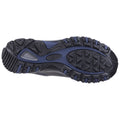 Cotswold Abbeydale Low Polyester Heren Wandelschoenen In Blauw/Zwart/Grijs.