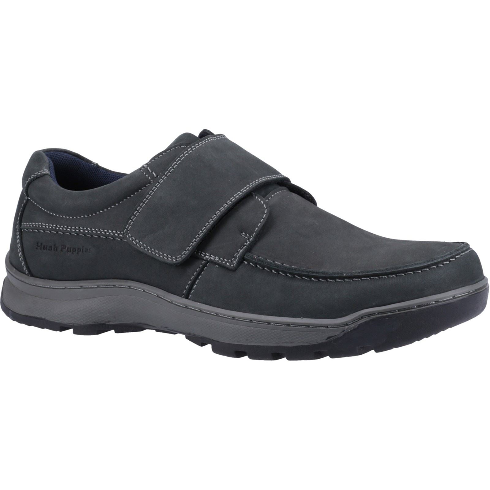 Hush Puppies Casper Leren Heren Marineblauwe Nubuck Loafers