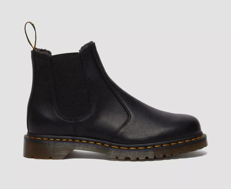 Dr. Martens 2976 WL Grizzly Leren Zwarte Laarzen