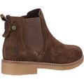 Hush Puppies Maddy Suède Dames Chocolade Laarzen