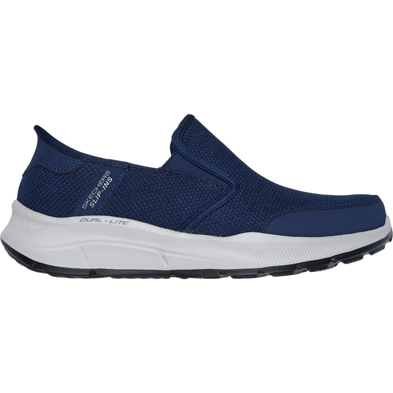 Skechers Equalizer 5.0 Drayze Polyester Heren Marineblauwe Sneakers