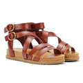 Blowfish Malibu Fandie Dyecut Dames Henna Sandalen