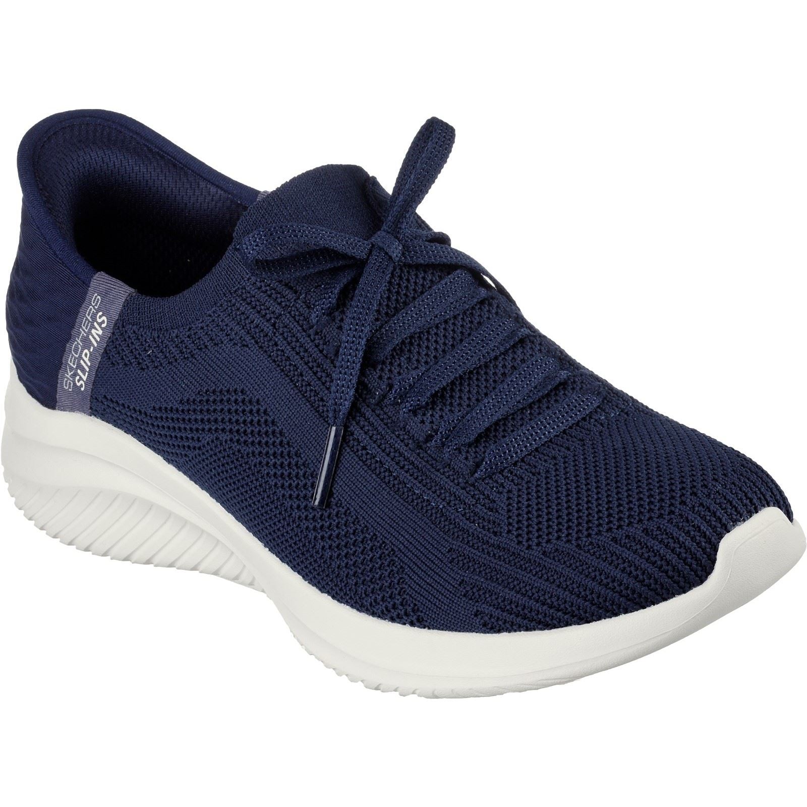 Skechers Ultra Flex 3.0 Brilliant Path Textiel Dames Marineblauwe Sneakers
