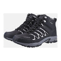 Cotswold Abbeydale Mid Heren Zwart/Grijze Wandelschoenen