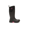 Muck Boots Arctic Ice Tall Rubberen Zwarte/Hete Roze Regenlaarzen