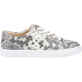 Hush Puppies Tessa Dames Sneakers Van Pythonleer Met Suède