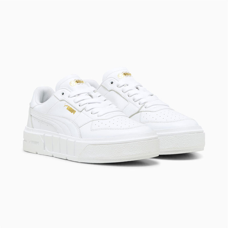 Puma Cali Court Leren Witte Sneakers Voor Dames