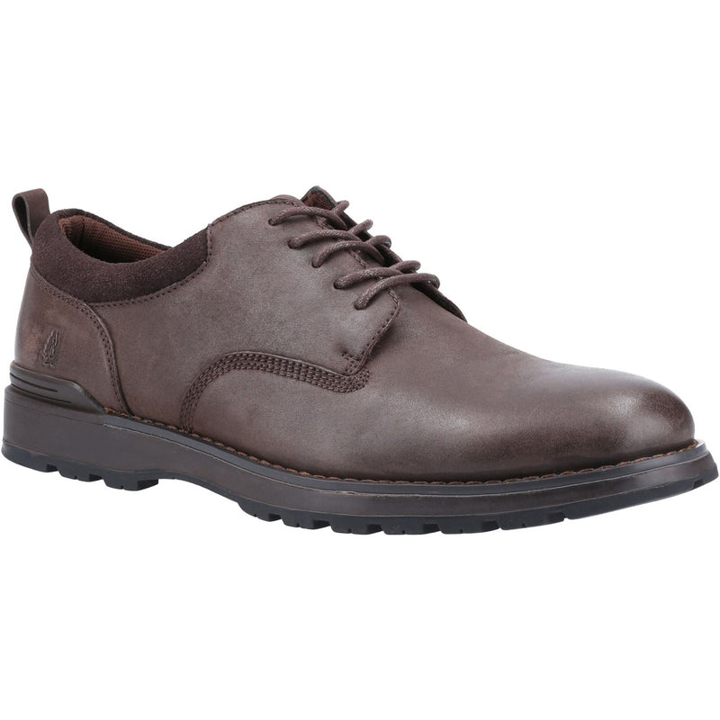 Hush Puppies Dylan Suède Heren Bruine Veterschoenen