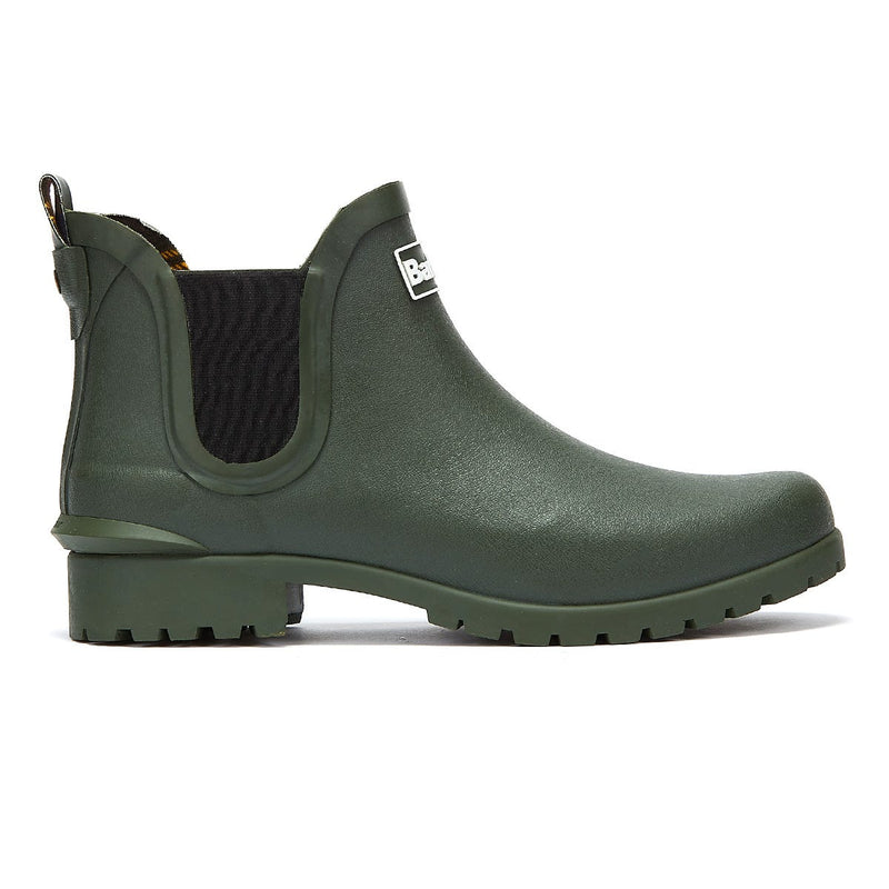 Barbour Wilton Dames Olijfgroene Regenlaarzen