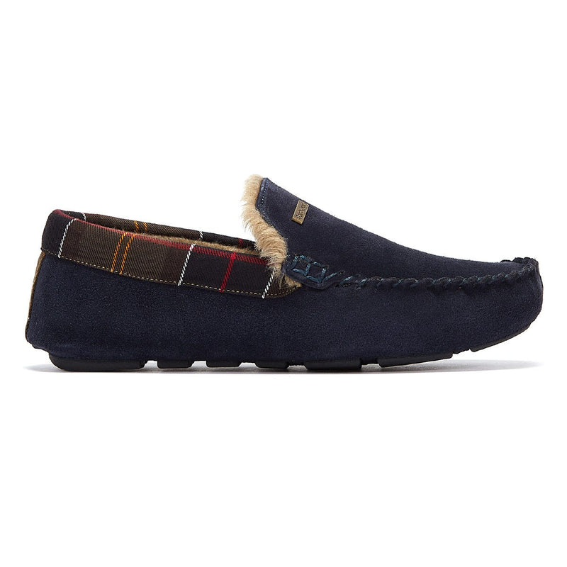 Barbour Heren Navy Monty Slippers