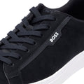 Boss Rhys Tennis Heren Zwarte Sneakers