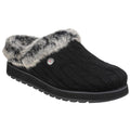 Skechers Keepsakes Ice Angel Polyester Dames Zwarte Pantoffels