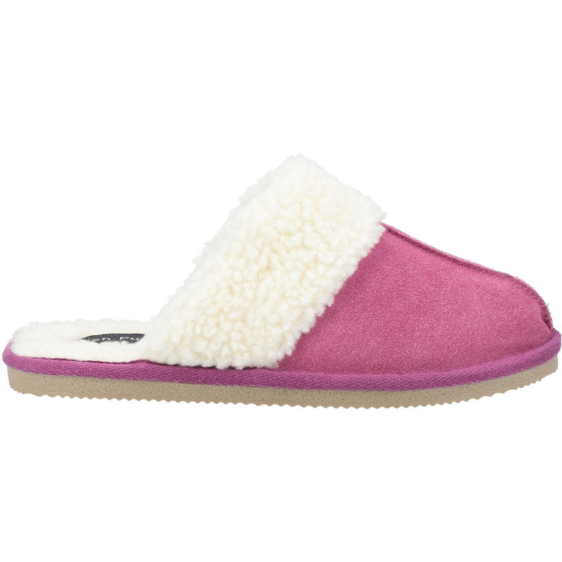 Hush Puppies Arianna Suède Dames Roze Pantoffels