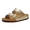 Birkenstock Arizona Birko Flor Dames Gouden Sandalen