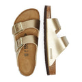 Birkenstock Arizona Birko Flor Dames Gouden Sandalen