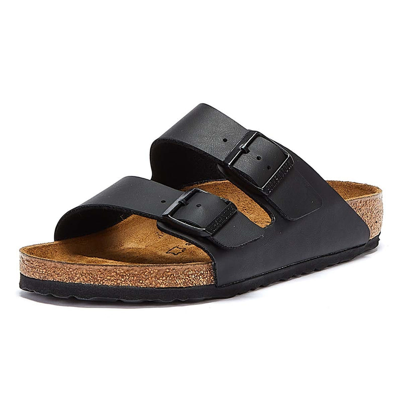 Birkenstock Arizona Birko-Flor Heren Zwart Regelmatig Sandalen