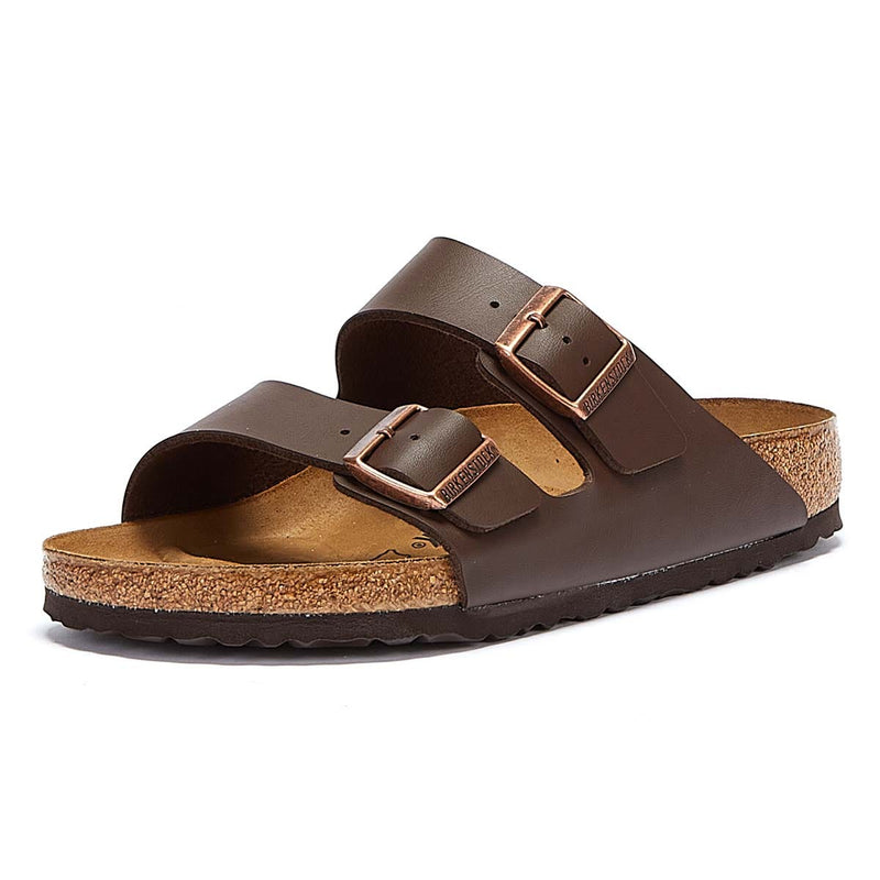 Birkenstock Arizona Birko-Flor Dames Bruin Regelmatig Sandalen