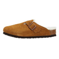 Birkenstock Boston nerts pantoffels in omgekeerd lam