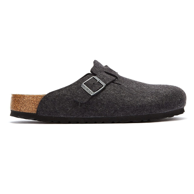 Birkenstock Boston Grijze Slippers