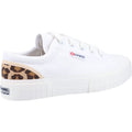 Superga 2630 Stripe Pad Leopard 100% Katoenen Dames Wit/Luipaard Sneakers