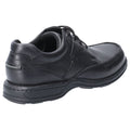 Hush Puppies Randall II Zwarte Leren Veterschoenen Voor Heren